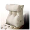 AKYLDI Wedge Pillow, Backrest Pillows for Sitting in Bed with Pockets/Washable Cover, Pillow for Watching Tv in Bed for Reading Gaming,Beige view 1