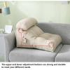 AKYLDI Wedge Pillow, Backrest Pillows for Sitting in Bed with Pockets/Washable Cover, Pillow for Watching Tv in Bed for Reading Gaming,Beige view 3