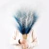 Acfruits 12 Pcs Blue Gradient Faux Pampas Grass Decor 38"/3.1FT Tall Fake Pompas Floral Large Artificial Pompous Grass Branches Plants for Floor Vase Filler Home Boho Decoration view 1