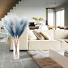 Acfruits 12 Pcs Blue Gradient Faux Pampas Grass Decor 38"/3.1FT Tall Fake Pompas Floral Large Artificial Pompous Grass Branches Plants for Floor Vase Filler Home Boho Decoration view 4