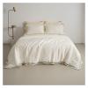 MaiyO Egyptian Cotton Sheets Pillowcase Duvet Cover Bedding Sets Twin Full Queen King Size Bed Linens Solid Color,duvets view 1
