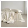MaiyO Egyptian Cotton Sheets Pillowcase Duvet Cover Bedding Sets Twin Full Queen King Size Bed Linens Solid Color,duvets view 3
