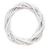 Door Wreath, Wicker Wreath Decor Christmas Rattan Vine Ring Floral Hoop Natural 20cm Ornaments Craft Accessories view 1