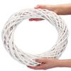 Door Wreath, Wicker Wreath Decor Christmas Rattan Vine Ring Floral Hoop Natural 20cm Ornaments Craft Accessories view 4