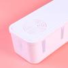 HOMSFOU Cable Storage Box White Abs Plastic Power Strip Organizer view 4