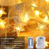 Brightown Star String Lights Battery Operated - 17 ft 50 LED Star Fairy String Lights with Remote and Timer, 8 Modes Waterproof for Bedroom Tent Loft Bed Patio Party Wedding Decor, Warm White view 3