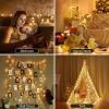 Brightown Star String Lights Battery Operated - 17 ft 50 LED Star Fairy String Lights with Remote and Timer, 8 Modes Waterproof for Bedroom Tent Loft Bed Patio Party Wedding Decor, Warm White view 4