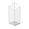 Metal Umbrella Stand for Entryway, Square Umbrella Organizer Bin, Freestanding Mesh Umbrella Holder, Space Saver Organizer, Canes Walking Sticks Holder, Fits Corner Home Office Decor (Silver ) view 1
