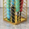 Metal Umbrella Stand for Entryway, Square Umbrella Organizer Bin, Freestanding Mesh Umbrella Holder, Space Saver Organizer, Canes Walking Sticks Holder, Fits Corner Home Office Decor (Silver ) view 3