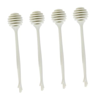Ciieeo 4pcs Honey Dipper Sticks Simple Design Stirring Rods for Mixing Syrups for Cafes Banquets and Home Use Reusable and Practical Kitchen Tools