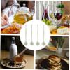 Ciieeo 4pcs Honey Dipper Sticks Simple Design Stirring Rods for Mixing Syrups for Cafes Banquets and Home Use Reusable and Practical Kitchen Tools view 4