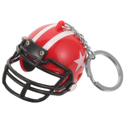 GANAZONO Football Helmet Keychain Stylish Keychain for Men and Women Creative Sports Ornament for Bags and Backpacks Durable Design for Football Fans