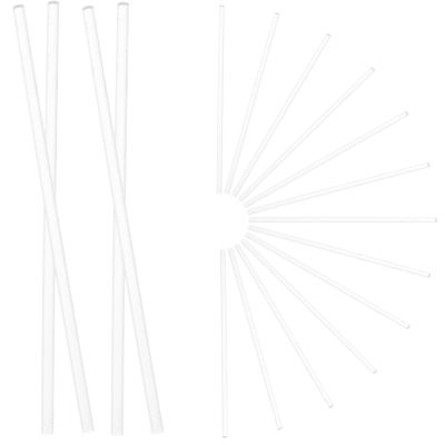 Ciieeo 100pcs Acrylic Lollipop Sticks for Candy Bar Smooth Decorative Stirrers for and Desserts for Birthday Parties and Baking Projects