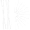 Ciieeo 100pcs Acrylic Lollipop Sticks for Candy Bar Smooth Decorative Stirrers for and Desserts for Birthday Parties and Baking Projects view 1