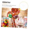 Ciieeo 100pcs Acrylic Lollipop Sticks for Candy Bar Smooth Decorative Stirrers for and Desserts for Birthday Parties and Baking Projects view 2