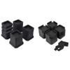 BTSD-home Adjustable Bed Risers 8 Pack Bed Raisers Blocks Lifts 2,3 or 4 Inch Suitable for Couch, Tables, Desk and Sofa view 1