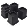 BTSD-home Adjustable Bed Risers 8 Pack Bed Raisers Blocks Lifts 2,3 or 4 Inch Suitable for Couch, Tables, Desk and Sofa view 2