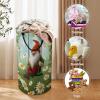 Swing Gnome Large Laundry Basket Laundry Hamper Bag Washing Bin Clothes Bag Collapsible Tall With Handles Travel Bathroom College view 3