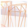 Book Ends 1 Pair of Simulation Diamond Bookends Iron Desktop Book Support Storage Rack Book Holder Decorative Book Ends Non Skid Book Stoppers Bookends for Shelves view 3