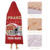 Custom San Francisco Hooded Blankets, Personalized Blanket Hoodie with Any Name and Number, Customized Football Style Wearable Flannel Blankets Gifts for Men Women Youth Fans view 3