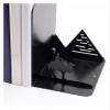 Book Ends Bookends Book Ends Heavy Duty Bookshelf Decor for BedLibrary Office School Adults Kids Gift Metal Black Bookends for Shelves view 4