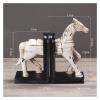 Book Ends Book Ends Bookends for Shelves Bookend Book Ends for Heavy Books Book Shelf Holder Decorative Bookend Supports Resin Bookends for Shelves view 2