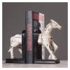 Book Ends Book Ends Bookends for Shelves Bookend Book Ends for Heavy Books Book Shelf Holder Decorative Bookend Supports Resin Bookends for Shelves view 3