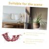 Ciieeo Basket Organizer for Fruit Veggies Hanging Hammock Red Woven Net Kitchen Storage Extend Freshness view 2