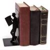 Book Ends Iron Bookends Reading Bookshelf Retro Characters Non-Slip Bookends Bookshelf Office Desk Desktop Bookends for Shelves view 3