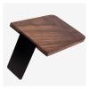 Book Ends Walnut Bookends Wooden Bookend Desktop Storage Box Book Clip Thickened Book Stand, Office Desk for Shelves, Pack of 2 Pairs Bookends for Shelves view 3