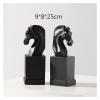 Book Ends Bookends Book Ends to Hold Books for Office Resin Bookends for Shelves Book Stoppers Supports Bookends for Shelves view 2