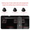 KODASW Reusable Water Tanks Sealing Rings for Deebot T10/T10 PLUS/X1/X1 Plus Vacuum Cleaner Sweeper Part Cleaing Attachment, Black view 2
