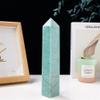 KatLin Natural Stone Amazonite Crystal Four Side Column Crystal Point Gemstone Quartz Tower Home Decoration Gifts Ornaments (Size : 200-300g) view 3