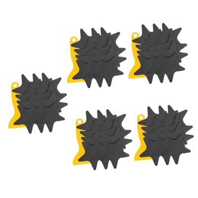ABOOFAN 5sets Bathtub Accessories Non-Slip Bathtub Stickers Star Shaped Skid Stickers Self-Adhesive Floor Decals