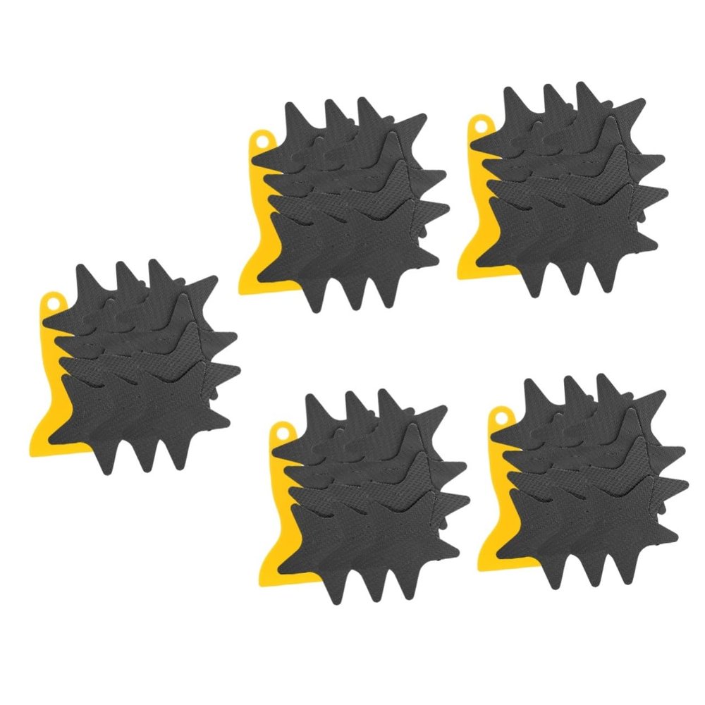 ABOOFAN 5sets Bathtub Accessories Non-Slip Bathtub Stickers Star Shaped Skid Stickers Self-Adhesive Floor Decals