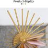 ZXSYYDS Spiral Clothing Rack for Scarf Display, Metal Scarf Rack, Silk Scarves Hanging Rack,Garment Rack Hanger For Shawl Hijab Silk Pants,Freestanding Design,Gold-150cm view 3