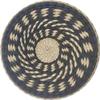 Boho Wall Basket Decor ,Natural Rattan Woven Basket , Hand Woven Baskets Wall Decor, Rattan Wall Decor Decoration for Living Room or Bedroom,Woven Bowls Trays Hanging Baskets (E, L-11.8inch) view 1