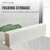 Bathtub Tray Folding Bathtub Cover Dust-Proof Shutter Bath Lid Bathtub Tray, 1cm Thickness Scalable Insulation Board for Milk Baths Spa, 8 Sizes, Bearing 10kg Multifunctional (Color : White, Size : view 4