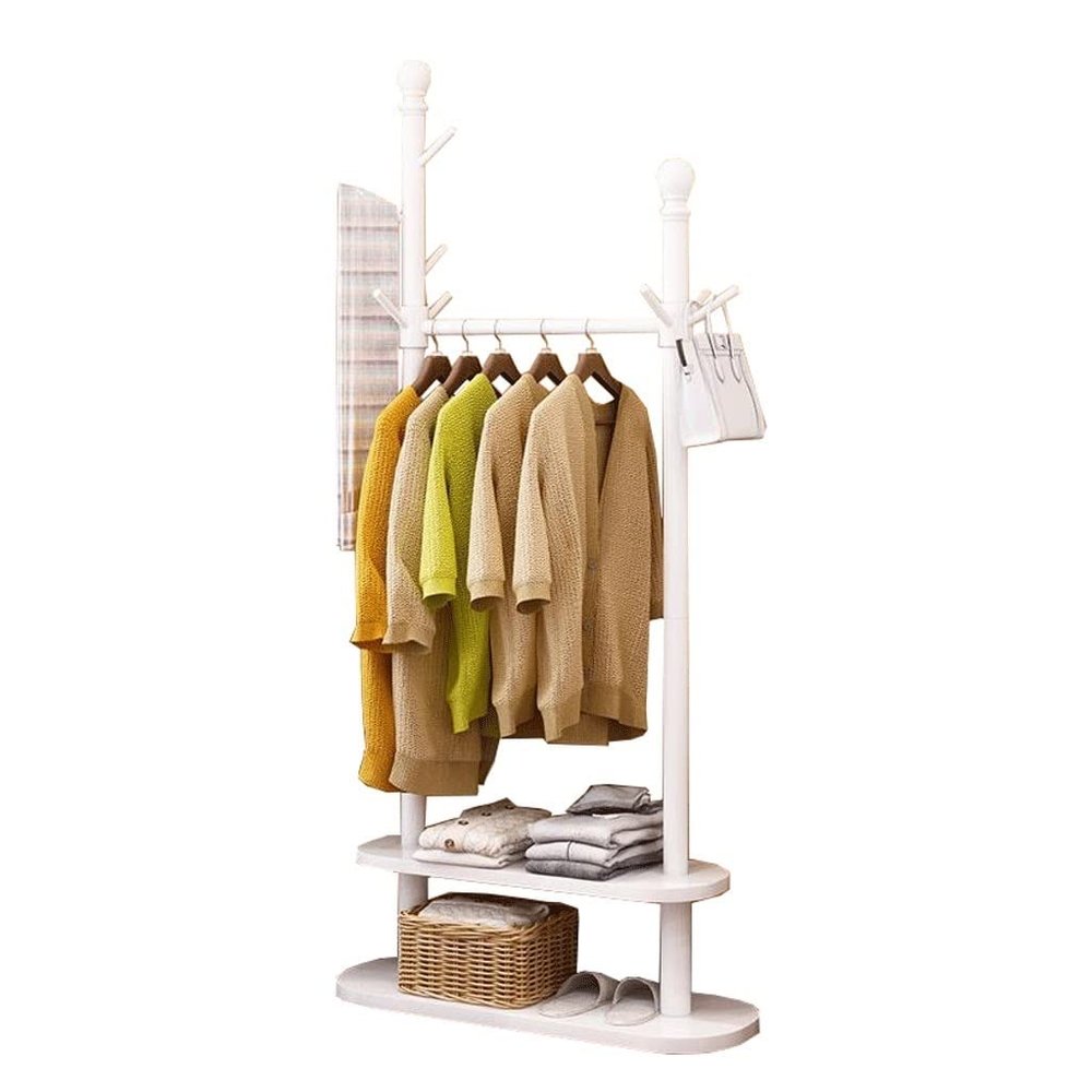 CABRIOLET Standing Coat Rack Coat Rack Freestanding Nordic Multifunctional Home Storage Rack Creative Living Room Bedroom Coat Rack Standing Coat Rack Jacket Stand (Color : D)