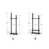 CABRIOLET Standing Coat Rack Coat Rack Freestanding Nordic Multifunctional Home Storage Rack Creative Living Room Bedroom Coat Rack Standing Coat Rack Jacket Stand (Color : D) view 2