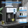 Shikiy Top Loading Water Cooler Dispenser Countertop Hot and Cold Drinking Machine Holds 3 to 5 Gallon Bottles with Recessed Handles Detachable for Home Kitchen Dormitory Office view 3