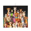 Dish Drying Mat for Kitchen Counter, Absorbent Microfiber Drainer Mats, Non-slip Kitchen Draining Mat for Coffee Machine Dish Rack Pad 18"x16" Dogs(1) Dish Drainer Pad view 1