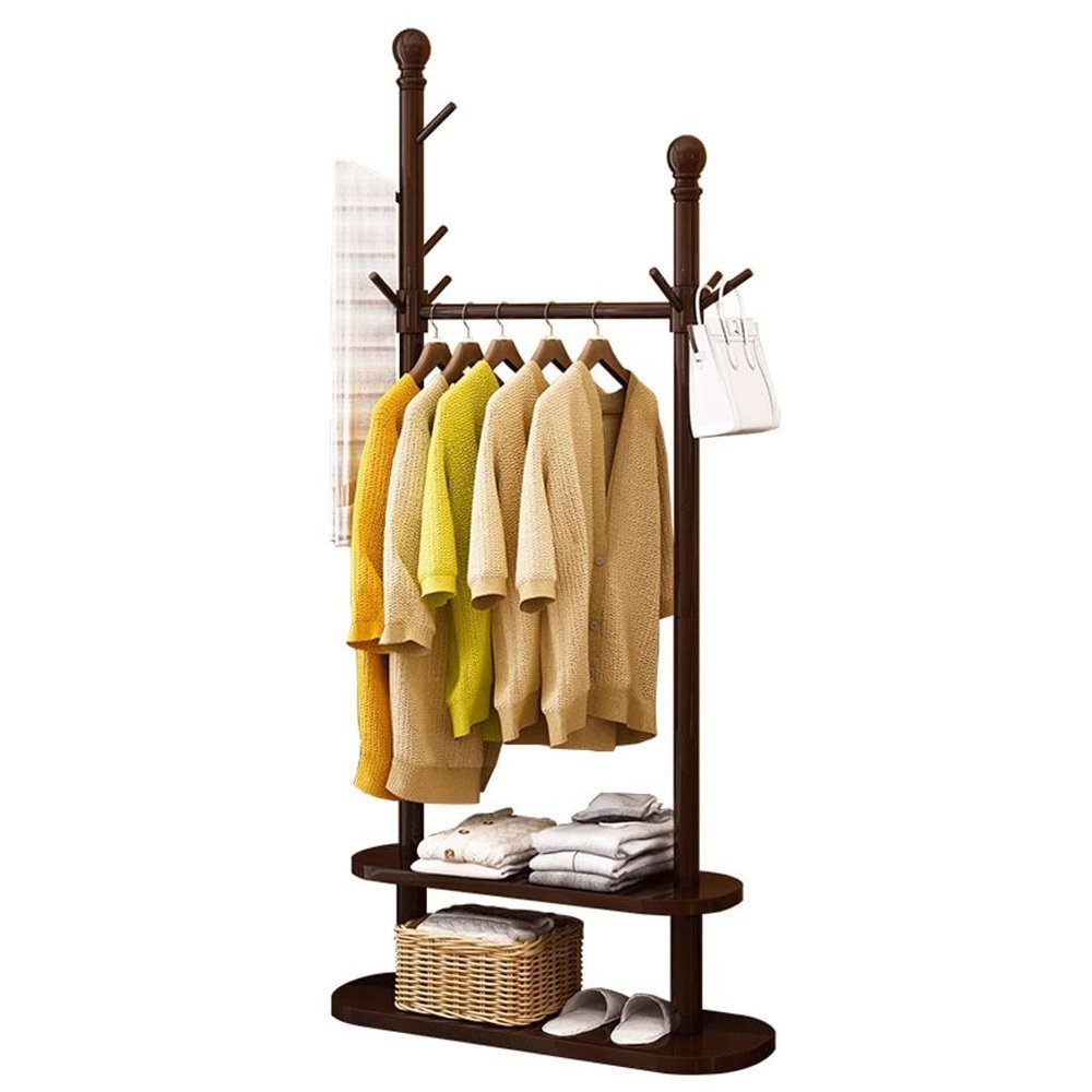 CABRIOLET Standing Coat Rack Coat Rack Freestanding Nordic Multifunctional Home Storage Rack Creative Living Room Bedroom Coat Rack Standing Coat Rack Jacket Stand (Color : C)