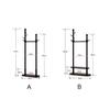 CABRIOLET Standing Coat Rack Coat Rack Freestanding Nordic Multifunctional Home Storage Rack Creative Living Room Bedroom Coat Rack Standing Coat Rack Jacket Stand (Color : C) view 2