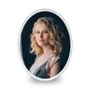 Personalized Ceramic Photo for Headstone, Waterproof Picture for Grave Cemetery Tombstone Pictures Porcelain Cameo Funeral Portrait Memorial Monument Photo for Burial Stone Hanging Decorative Tiles view 1
