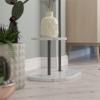 CABRIOLET Standing Coat Rack Coat Rack Freestanding Metal Coat Rack Vertical Entrance Hall Tree Hat Wallet Coat Hanger Entrance Floor Hanger Jacket Stand (Color : A) view 3