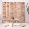 6 Panel Room Divider Foldable Privacy Screen, Portable Freestanding Wall Divider Screen, Suitable for Cafe/Tea Room/Restaurant, 270x170cm view 1