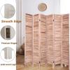 6 Panel Room Divider Foldable Privacy Screen, Portable Freestanding Wall Divider Screen, Suitable for Cafe/Tea Room/Restaurant, 270x170cm view 4