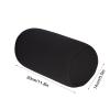CDQL Micro Mini Microbead Back Cushion Roll Throw Pillow Travel Pillow Portable Pillow Back Cushion Sleep Neck Support Pillow for Travel Home Sofa Bed (Black) view 2