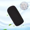 CDQL Micro Mini Microbead Back Cushion Roll Throw Pillow Travel Pillow Portable Pillow Back Cushion Sleep Neck Support Pillow for Travel Home Sofa Bed (Black) view 3